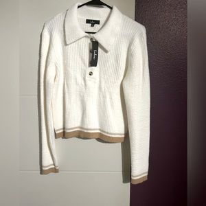 NWT Lulu’s Cozy white sweater